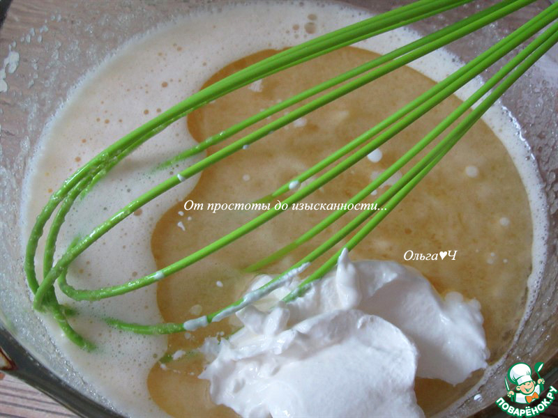 Имбирный пирог с грушами