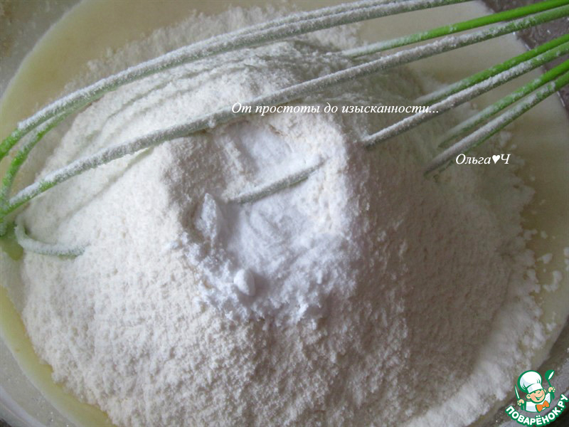 Имбирный пирог с грушами