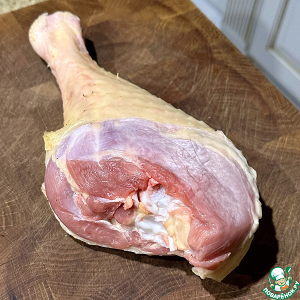 Индюшка. Голень в духовке