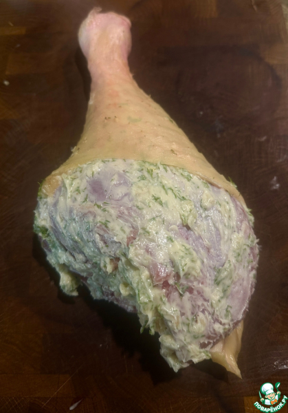 Индюшка. Голень в духовке