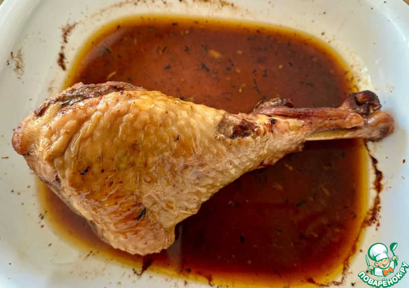 Индюшка. Голень в духовке