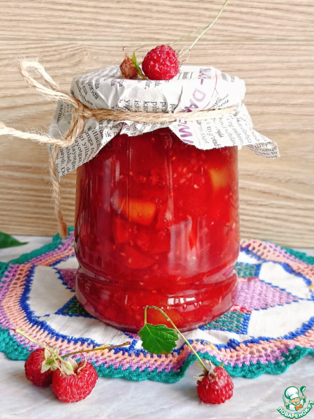 Яблочно-малиновое варенье