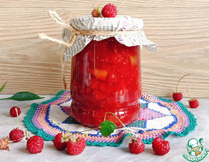 Яблочно-малиновое варенье