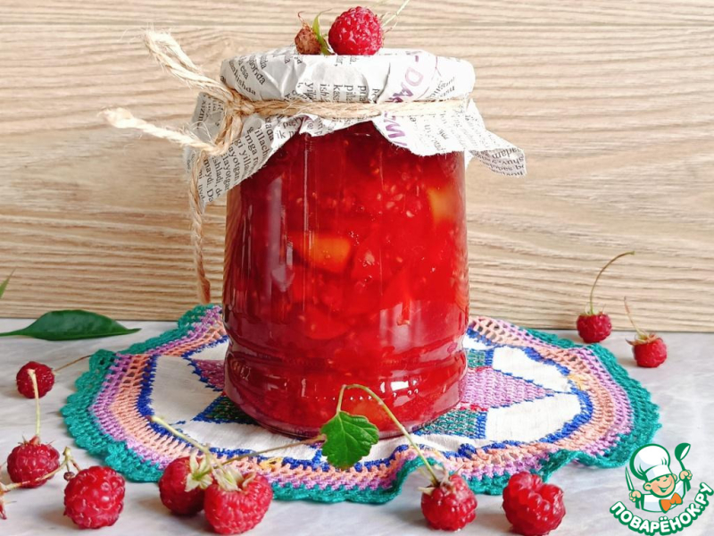 Яблочно-малиновое варенье