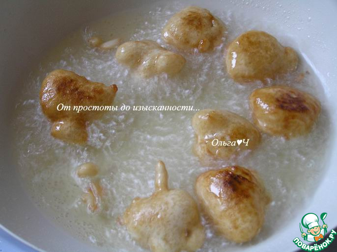 Яблочные пончики с корицей