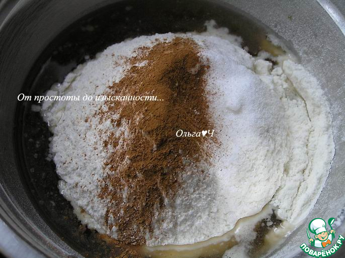 Яблочные пончики с корицей