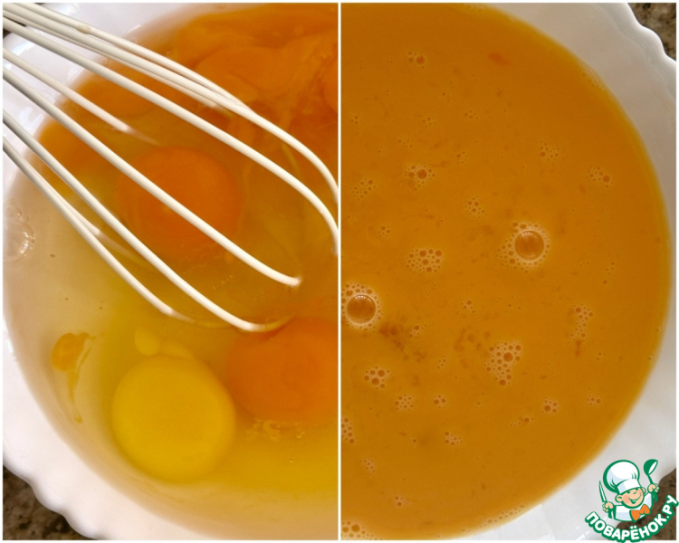 Яичница разболтайка. Здоровый завтрак