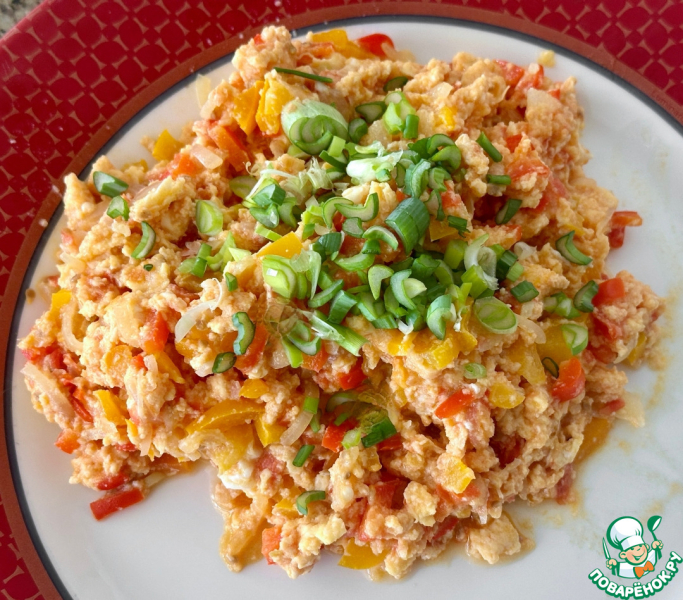 Яичница разболтайка. Здоровый завтрак