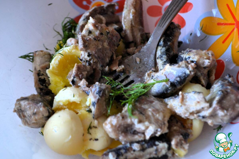 Яйца, фаршированные иваси