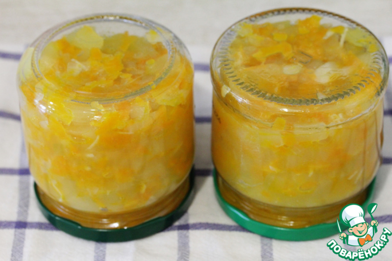 Кабачки с луком и морковью