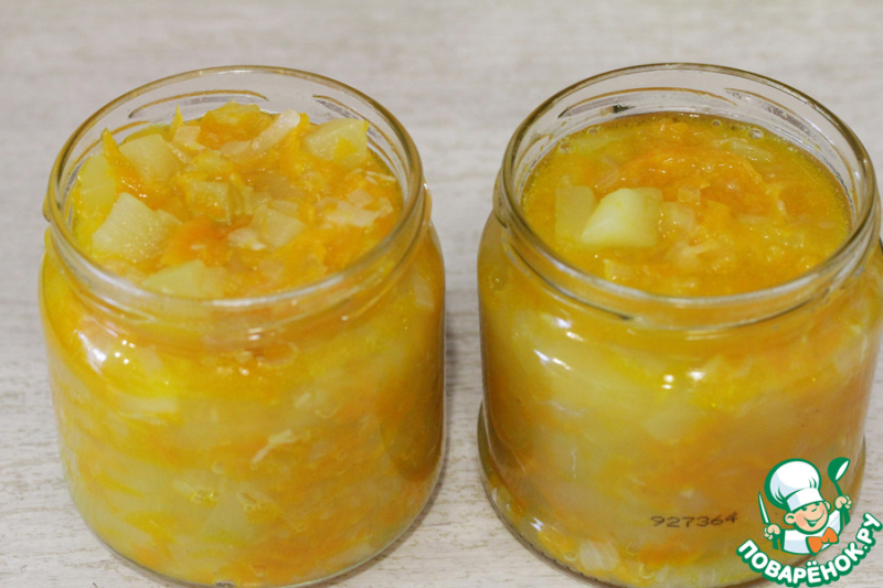 Кабачки с луком и морковью