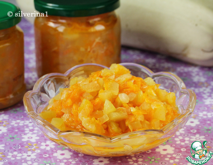 Кабачки с луком и морковью