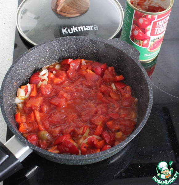 Кальмар по-сицилийски