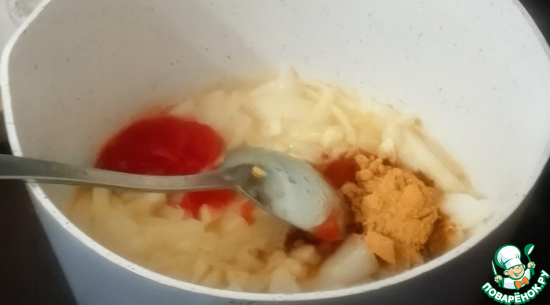 Карри с фасолью в масле масала