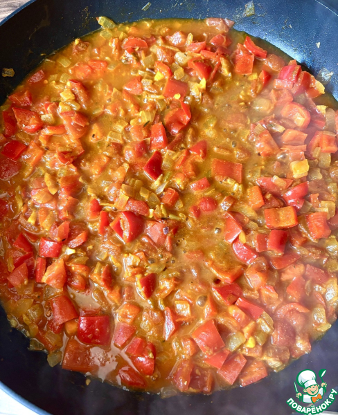 Карри с рыбой и овощами