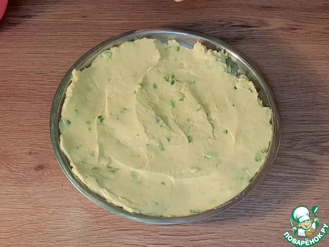 Картофельная пицца с начинкой