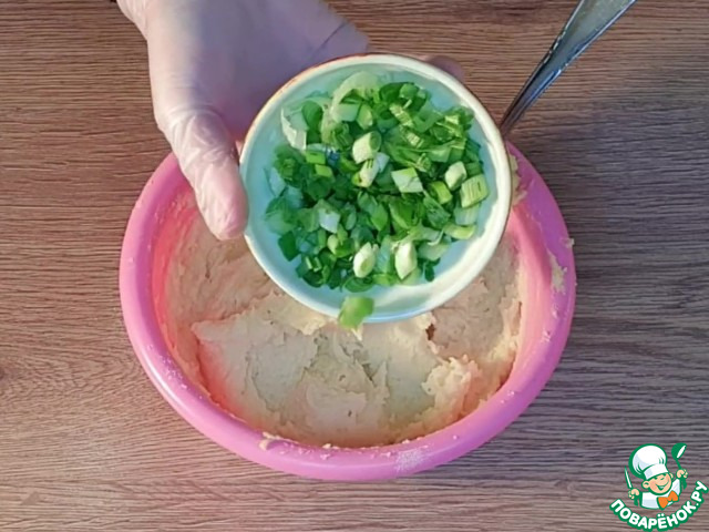 Картофельная пицца с начинкой