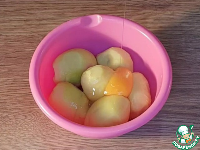 Картофельная пицца с начинкой