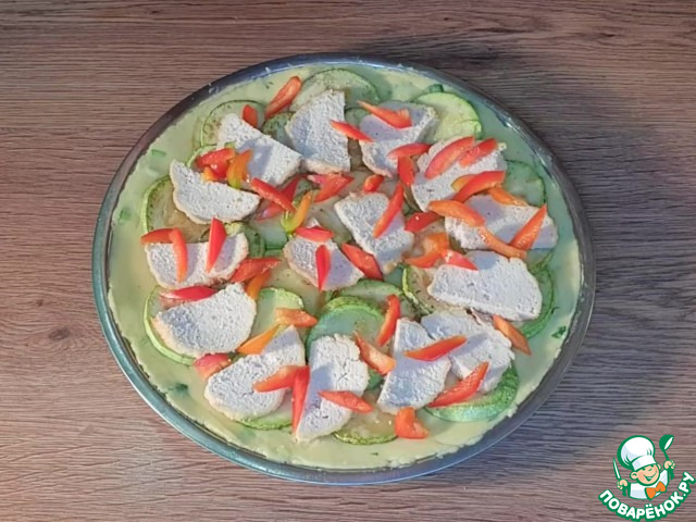Картофельная пицца с начинкой