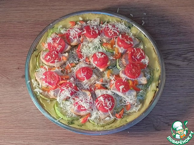 Картофельная пицца с начинкой