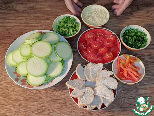 Картофельная пицца с начинкой