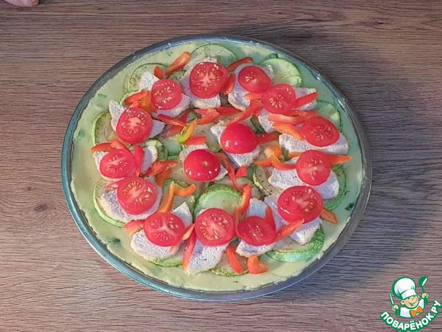 Картофельная пицца с начинкой