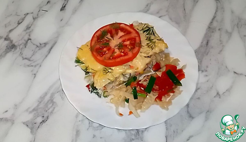 Картофельная запеканка с фаршем и овощами