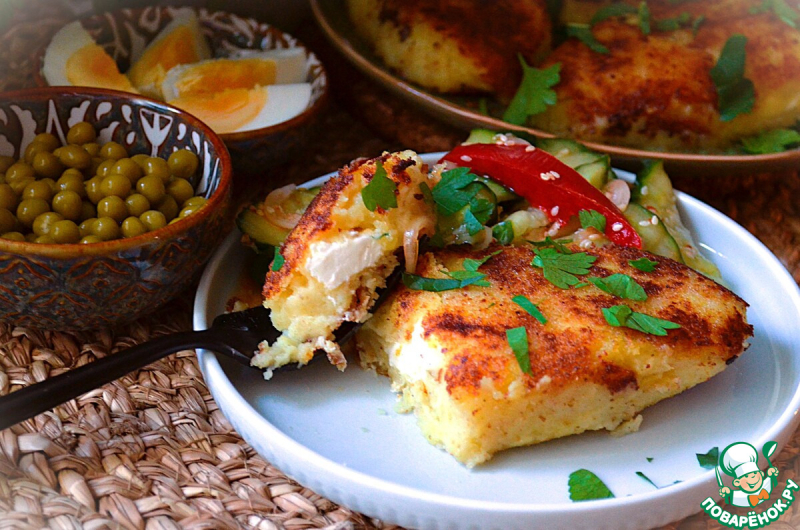 Картофельные зразы с фетой