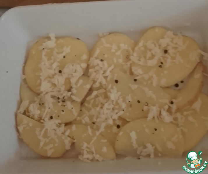 Картофельный гратен "Качо-э-Пепе"