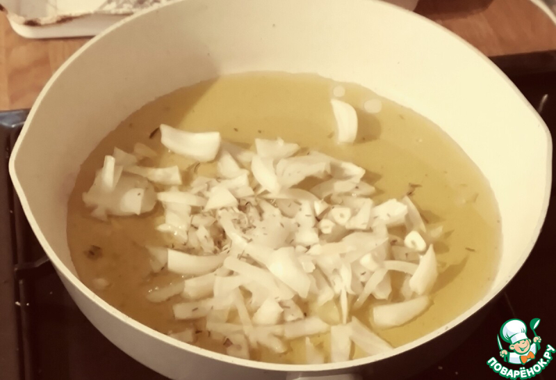 Кассуле с помидорами, бобами и кейлом