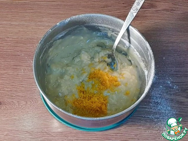 Кекс с ароматом ванили и апельсина