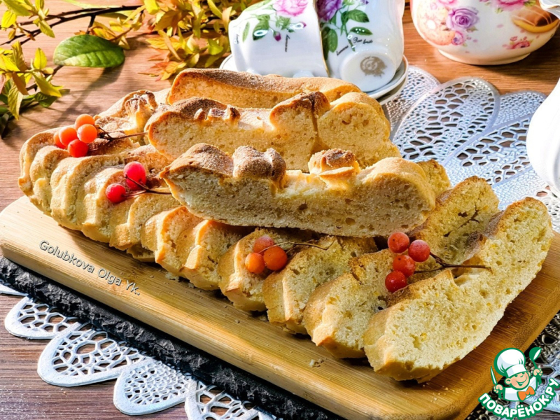 Кекс с ароматом ванили и апельсина