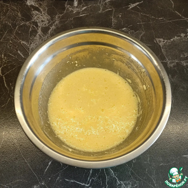 Кекс с яблоками