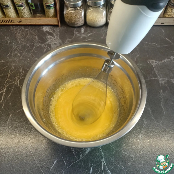 Кекс с яблоками