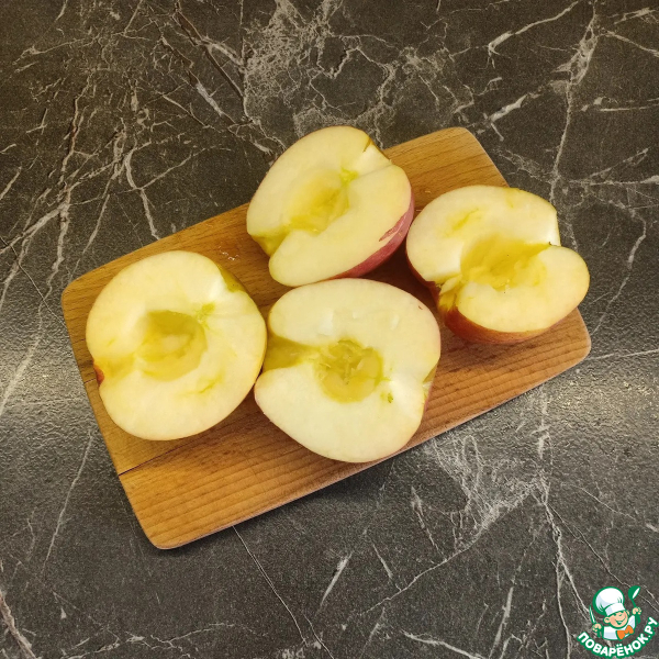 Кекс с яблоками