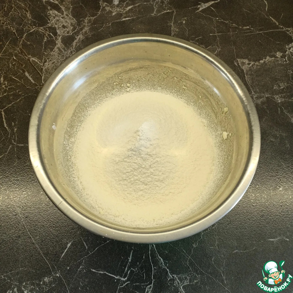 Кекс с яблоками