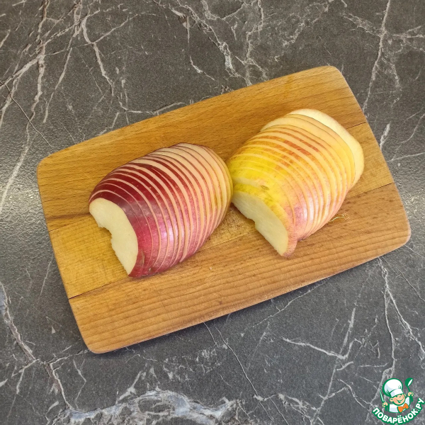 Кекс с яблоками