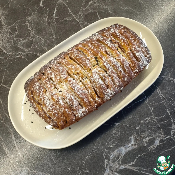 Кекс с яблоками