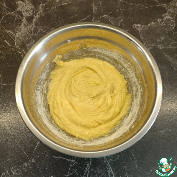 Кекс с яблоками