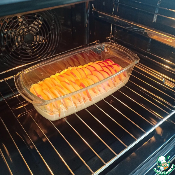 Кекс с яблоками