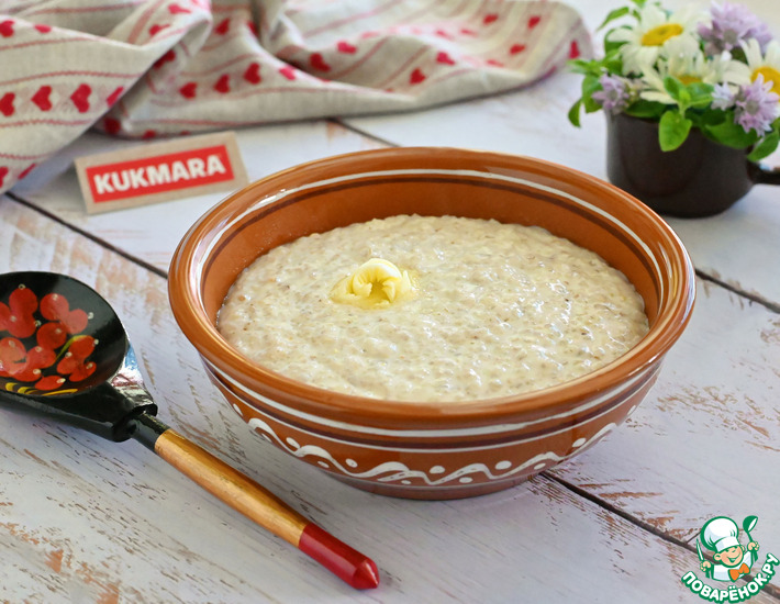 Классическая ячневая каша на молоке