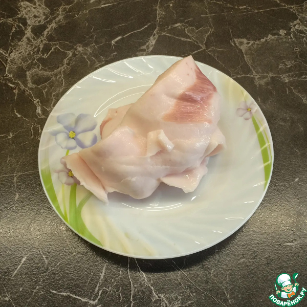Колбаса рубленая из свинины и курицы