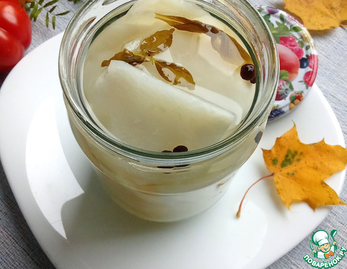 Кольраби маринованная
