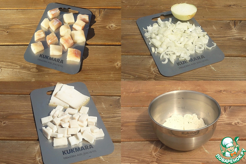 Котлеты из щуки с икорным соусом