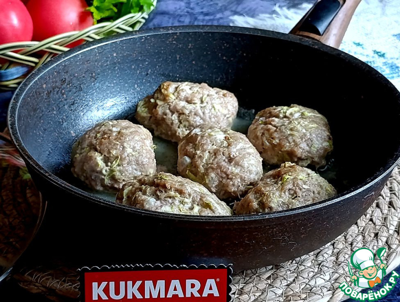 Котлеты с добавлением кабачка
