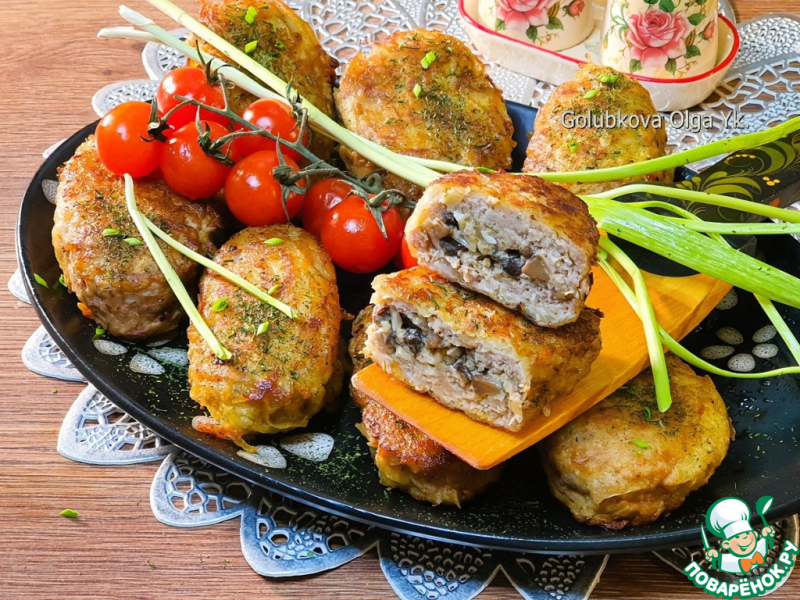 Котлеты в картофельной панировке