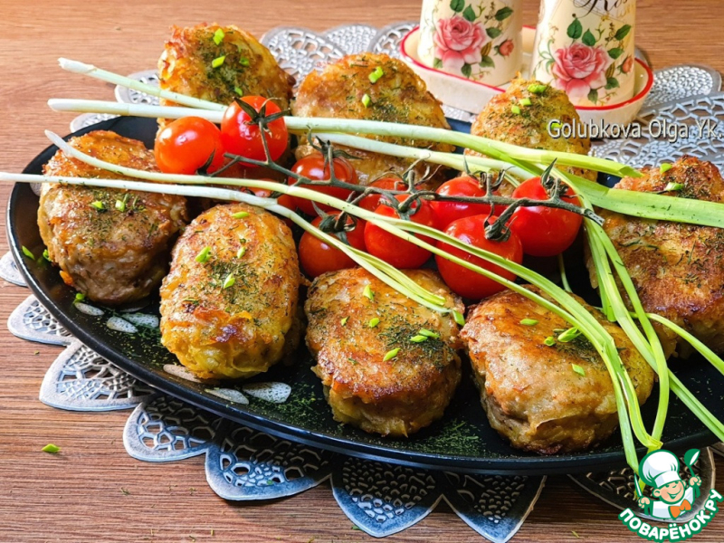 Котлеты в картофельной панировке