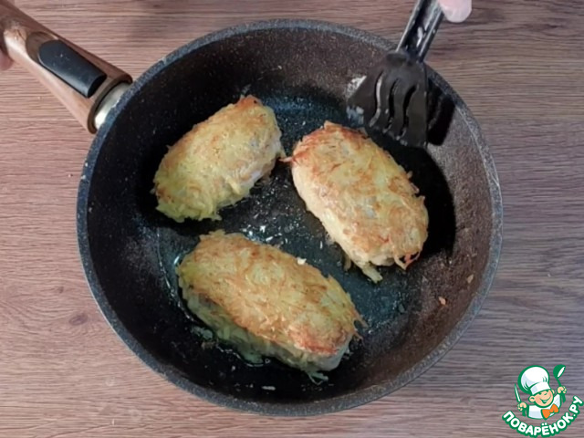 Котлеты в картофельной панировке