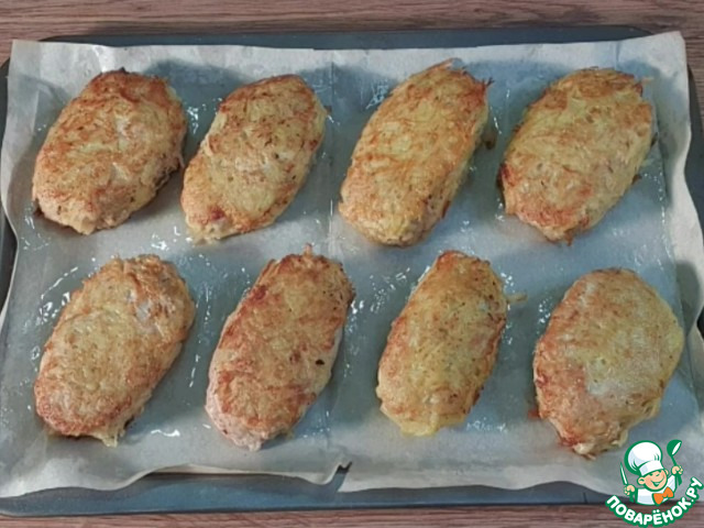 Котлеты в картофельной панировке