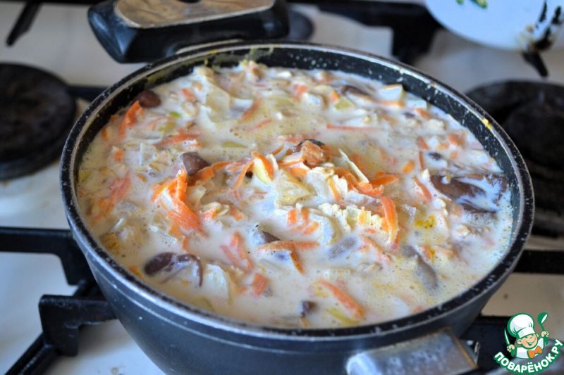 Крем-суп грибной